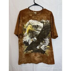 The Mountain Eagle T-Shirt Brown Men's Size Medium Y2K VTG 90's USA